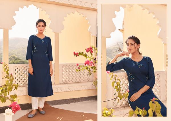 Kalaroop Walnut Designer Festive Wear Kurti 